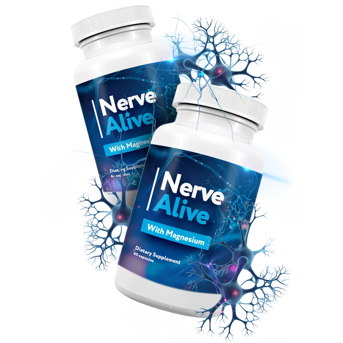 Nerve Alive Joint & Mobility Supplement Bottle (Front Label)
